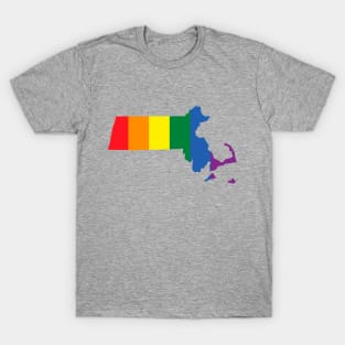 Massachusetts state LGBT Pride T-Shirt